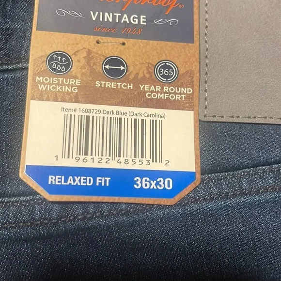 Weatherproof Vintage Men's Stretch Relaxed Fit Regular Jeans - Picture 6 of 8